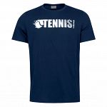 Head Font T-Shirt Navy